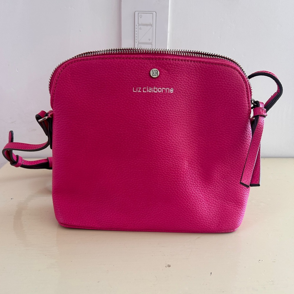 Liz Claiborne Fuchsia Crossbody Bag